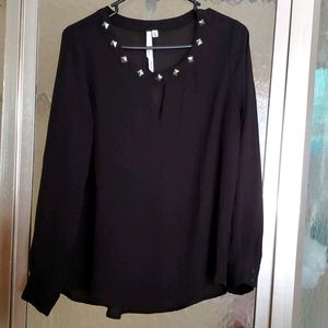 Black women's medium blouse